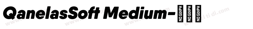 QanelasSoft Medium字体转换